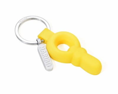 Llavero Troika Haribo Schnuller color amarillo