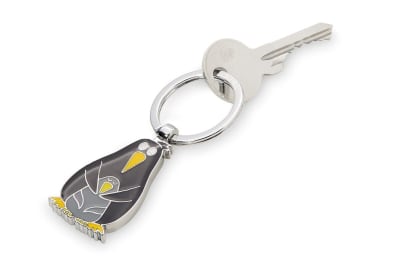 Llavero Troika pingüino con su pollito. Multicolor