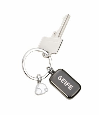 Llavero Troika antibacteriano metal brillante multicolor1