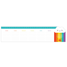 Planificador Semanal Alargado - Rainbow 1