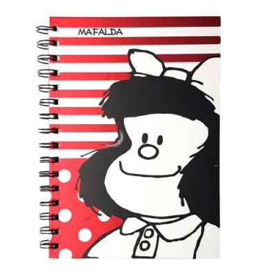 Cuaderno Tapa Dura con Espiral Mediano Mafalda - 31