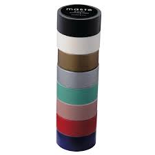 Cinta Adhesivas Diseño Colores Variados X 1 Ud. Diseños Metalizados y Figuras1