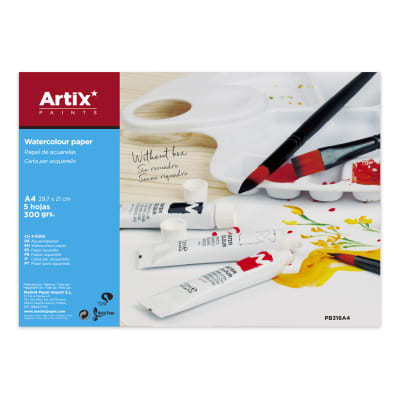 PAPEL DE ACUARELA A4 SIN RECUADRO 5HOJAS (MP)1