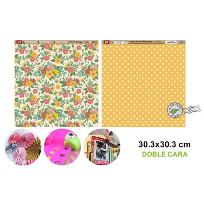 Papel De Scrapbooking Doble Cara Arreglos/Puntos 30.3X30.3Cm1