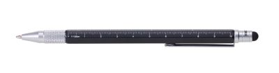 Boligrafo Troika Construcccion multifuncional  Slim negro1