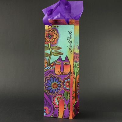 Bolsa De Regalo Para Botella Lb Etnica Mediana 24Cm X 32Cm X 5Cm1