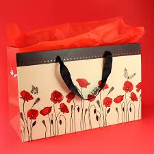 Bolsa De Regalo Diseño De Flores 40Cm X 25Cm X 15Cm1