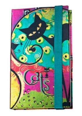 Cuaderno De Lineas Para Viaje Diseño Gatos A7 (74 x 105 Cm) Tapa Dura x 80 Hojas Decoradas1