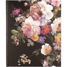 Libreta Grande Tapa Dura Midnight Floral1