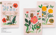 Libreta Mediana Tapa Blanda Botanical Unidad1