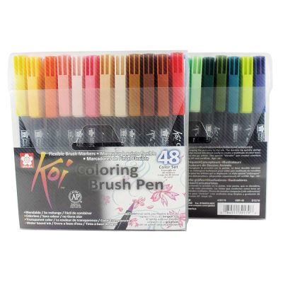 Set de marcadores punta pincel Acuarelables x 36 uds1