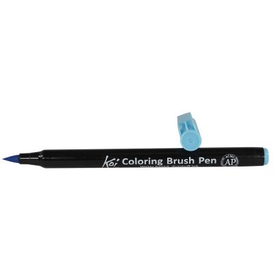 Plumon Acuarelable Koi Coloring Brush Azul Cielo1