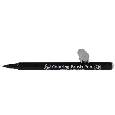 Plumon Acuarelable Koi Coloring Brush Gris Calido Claro1