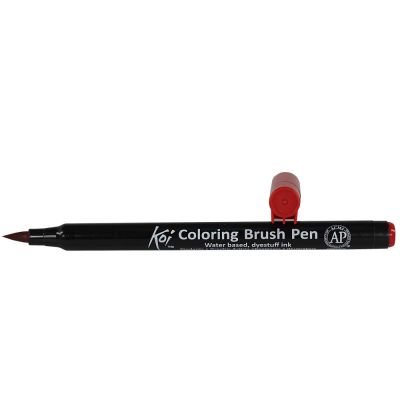 Plumon Acuarelable Koi Coloring Brush Rojo1
