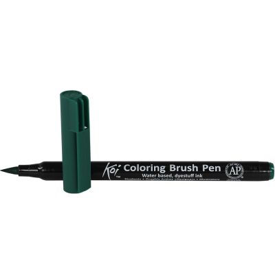 Plumon Acuarelable Koi Coloring Brush Verde1