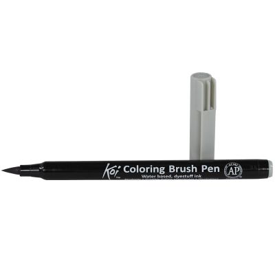 Plumon Acuarelable Koi Coloring Brush Gris Frio1
