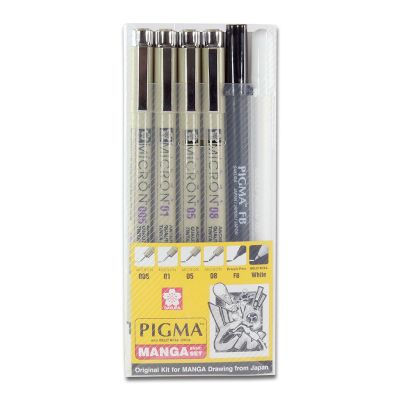 Marcadores Punta Pincel Fina (0.05-0.1-0.5-0.8) Manga1