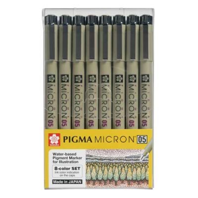Marcadores Sakura Pigma Micron Set 81