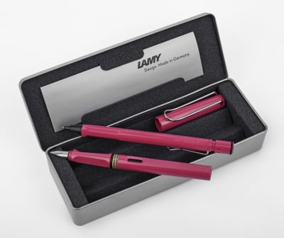 Set Safari Pluma + Portaminas Pink (LA)1