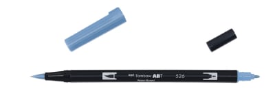 Marcador Tombow Punta Pincel Acuarelable Color True Blue1