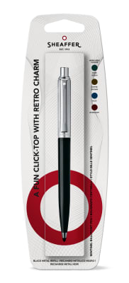 Bolígrafo Sheaffer Sentinel Negro / Cromo CT BLISTER