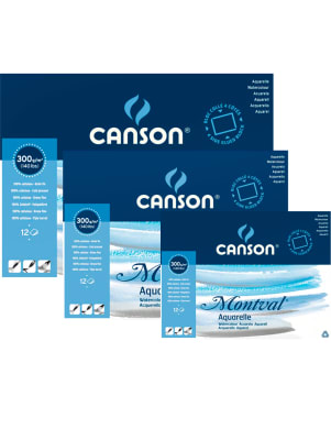 Croquera Montval Acuarela 300 Gr / 36x48 Ca1