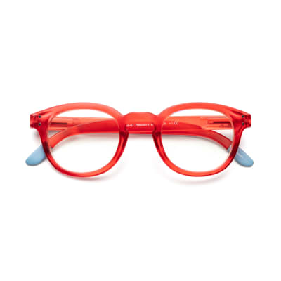 B+D BLUE BAN READER - MATT RED1