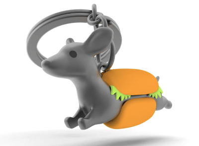 Llavero Metalmorphose Hotdog (MTM)1