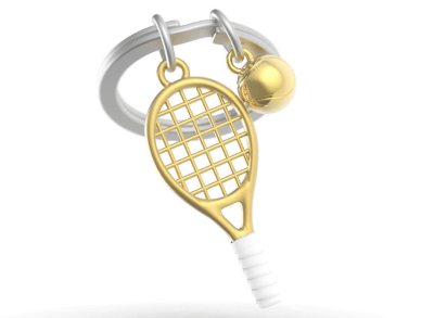 Llavero Metalmorphose Raqueta de Padel (MTM)1