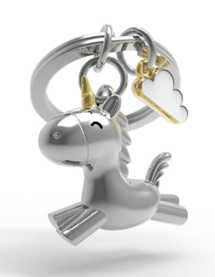 Llavero Metalmorphose Unicornio y nube (MTM)1