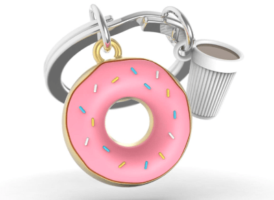 Llavero Metalmorphose Café y Donut (MTM)1