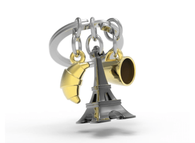 Metalmorphose® Llavero Vectorbox - Paris1