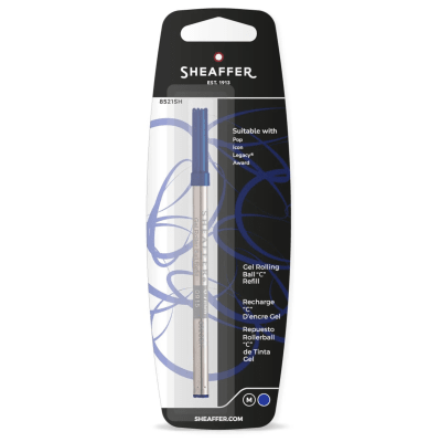 Repuesto Sheaffer Para Rollerball Azul Award1