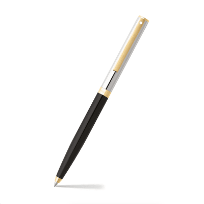 Bolígrafo Sheaffer Sagaris 9475 Negro Brillante / Cromo Gt1