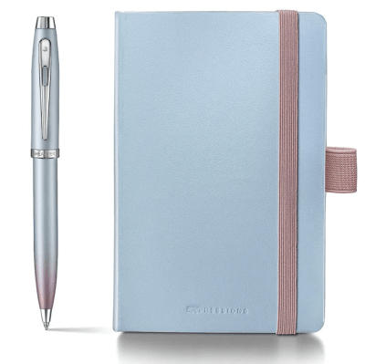 GIFTSET SHEAFFER EXPRESSIONS100 PEARLISED GRADIENT CHROME