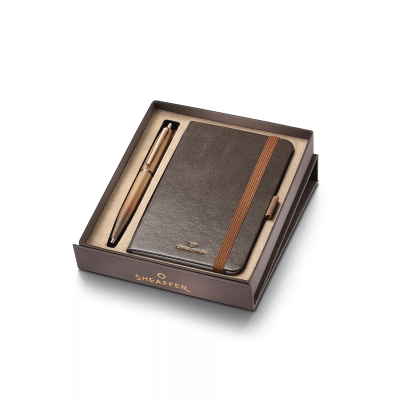 GIFTSET SHEAFFER VFM COFFEE EDITION MATT BROWN TRIMS BP1