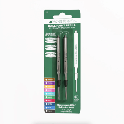 Repuestos Monteverde De Bolígrafo Soft Roll  Para Bolígrafos Lamy - Blíster 2 Rosa1