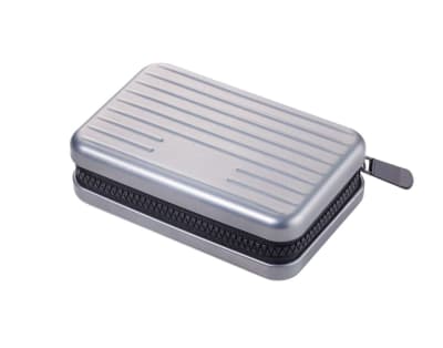 Estuche para tarjetas de crédito TROIKA KARTENKOFFER titanio1