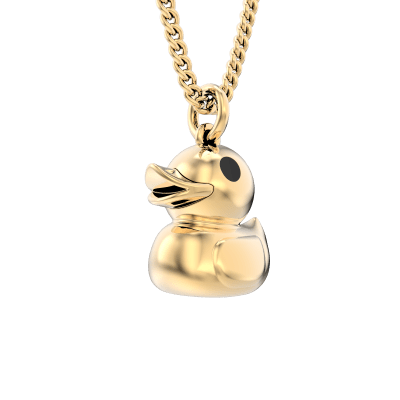 CHOCLI Collar con Baño18k Pato1