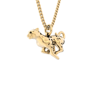 CHOCLI Collar con Baño18k Leopardo1