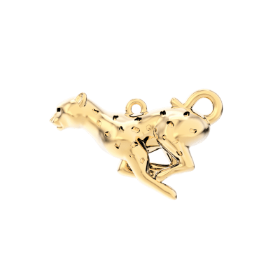 CHOCLI Collar con Baño18k Leopardo