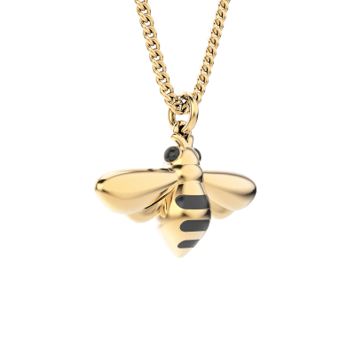 CHOCLI Collar con Baño18k Abeja1