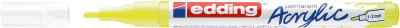 Marcador Acrílico trazo fino  Edding  e-5300  Amarillo neón