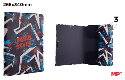 Carpeta Con Solapa Y Goma 26,5 x 34 Cm Urban (MP)1
