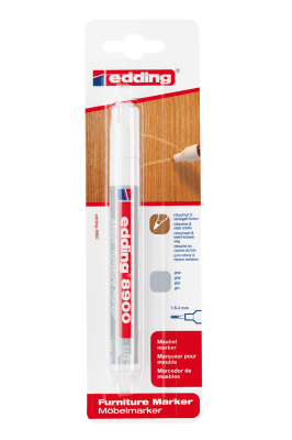 Marcador lacado para muebles Edding E-8900 Gris