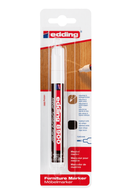 Marcador lacado para muebles  Edding E-8900 Nogal1