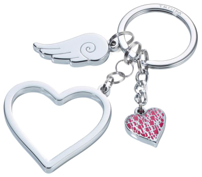 Llavero Troika, el  Amor Esta En El Aire 	Plata3