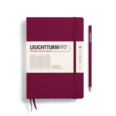 Libreta Leuchtturm1917 tapa dura A5 Li Port Red5