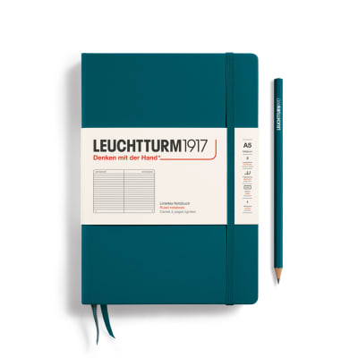Libreta Leuchtturm1917 tapa dura A5 Li Pacific Green1