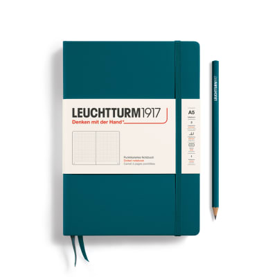 Libreta Leuchtturm1917 tapa dura A5 Pu Pacific Green5
